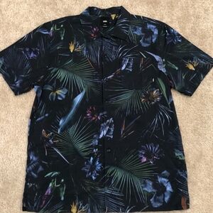 Vans Men's Camo Tropical Shirt - XL